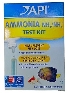 API Ammonia Test Kit – 130 Tests | NH₃/NH₄⁺ Water Quality Monitor for Freshwater, Pond & Aquaculture