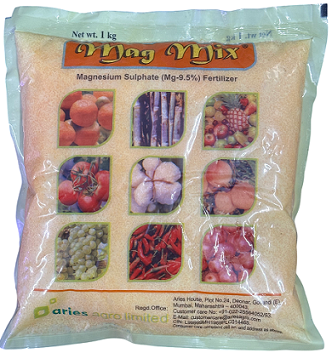 Aries Mag Mix Epsom Salt Magnesium Sulphate Fertilizer – 2kg | High-Purity Mg & S for Enhanced Photosynthesis & Chlorophyll Production