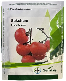Bayer Seminis Saksham Hybrid Tomato Seeds – 10g | High‑Yield Red Tomato Variety