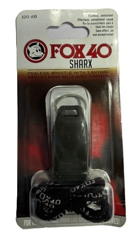 FOX 40 Sharx 120DB Pealess Whistles – Professional Safety Whistle