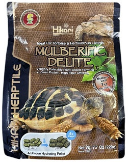 Hikari Mulberific Delite Turtle Food – Probiotic Pellet Diet for Herbivorous Reptiles