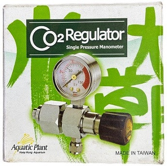Huey Hung CO2 Regulator – Single Gauge Compact Precision Valve for Aquarium CO2 Cylinders (Made in Taiwan)