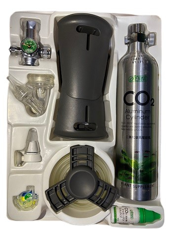 ISTA Advance 0.5 L Face-Up CO₂ Cylinder Complete Set – Refillable Cylinder Kit with Safety-Certified Components