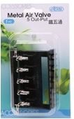 ISTA Metal Air CO₂ 5 Way Speed Controller Valve – Multi-Port Flow Regulator for Aquarium Systems