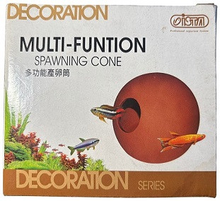 ISTA Multi Function Spawning Cone – Ceramic Breeding & Hiding Shelter for Cichlids & Shrimp