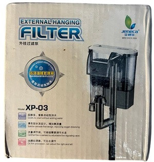 Jeneca External Hanging Filter XP-03 – Compact Hang-On Filtration for Nano Aquariums (30–50 Litres)