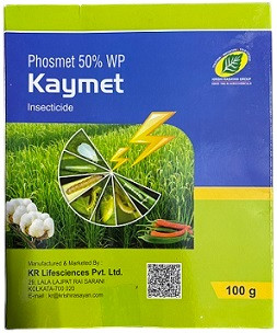 KR Lifescience Kaymet Insecticide – 100g | Phosmet 50% WP Crop Protection