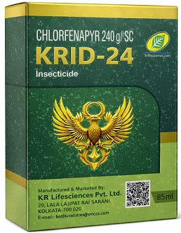 KR Lifesciences KRID 24 Insecticide – 85ml | Chlorfenapyr 240g/l SC