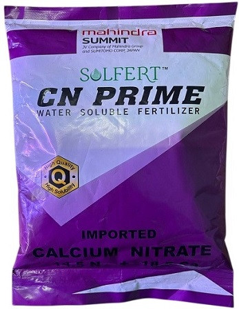 Mahindra Summit Solfert CN Prime – Water Soluble Calcium Nitrate Fertilizer (1kg)