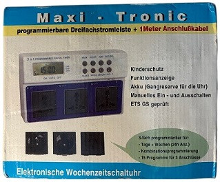 Maxi Tronic Aquarium Digital Programmable LCD Timer – Precision Automation for Aquatic Systems