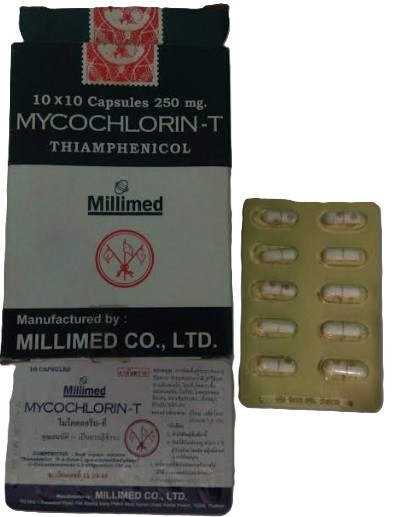 Millimed Mycochlorin T Thiamphenicol Capsules