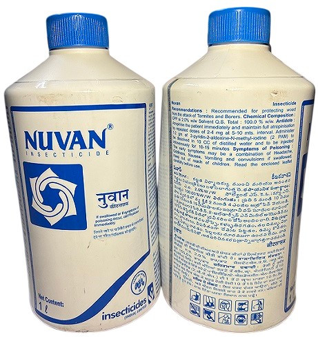 Nuvan Insecticide — Broad-Spectrum Chlorpyrifos Pest Control for Agriculture & Storage (1L)