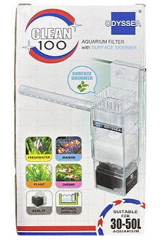 Odyssea Clean 100 Surface Skimmer | Efficient Aquarium Surface Cleaner