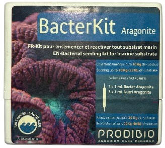 Prodibio Bacterkit Aragonite – Marine Bacterial Seeding Kit for Reef Substrates & Live Rock (6 Vials)