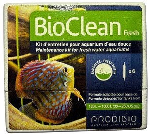 Prodibio BioClean Freshwater – Dual-Vial Biological Cleaner for Nitrate & Phosphate Reduction in Aquariums (6 Vials)