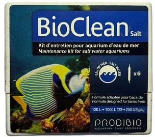 Prodibio Bioclean Saltwater – Biological Cleaning Kit for Marine Aquarium Stability (4 / 6 / 30 Vial Packs)