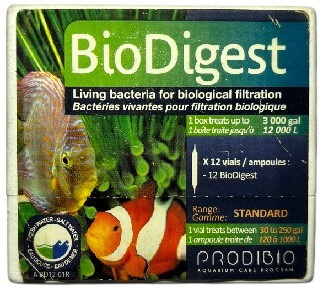 Prodibio BioDigest – Biological Nitrification Bacteria for Freshwater & Marine Aquariums (6, 12 & 30 Vial Packs)
