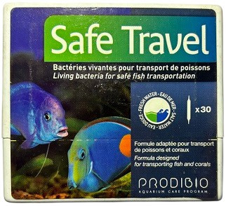 Prodibio Safe Travel – Living Bacteria Pack for Stress-Free Fish Transportation (30 Vials) 