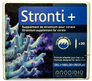 Prodibio Stronti – Strontium Supplement for Coral & Coralline Algae Growth in Marine Aquariums (12 / 30 Vials)