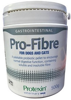 Protexin Pro Fibre – Digestive Support Pellets for Dogs & Cats | 500g