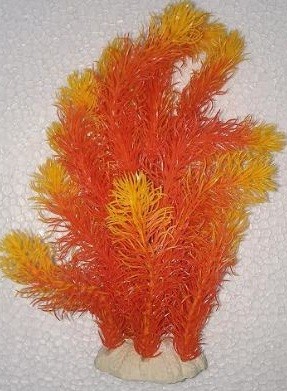 Three PC Plastic Aquarium Plants