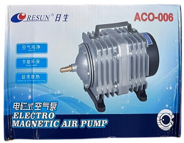 Resun ACO 006 Air Pump – 80W | 8-Outlet Electromagnetic Aquarium Aerator