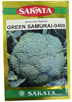 Sakata Green Samurai 0400 Hybrid Broccoli Seeds – 2000 Seeds | High‑Yield Green Broccoli Variety