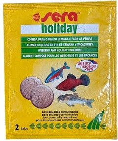 Two Pack Sera Holiday Fish Food – 7-Day Time Release Tablets for Aquarium Fish