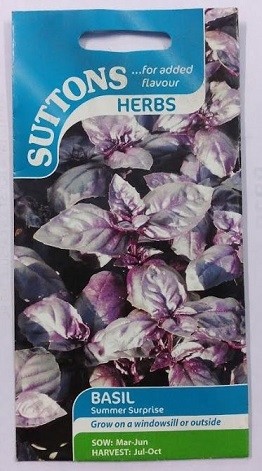 SUTTONS England Basil Summer Surprise
