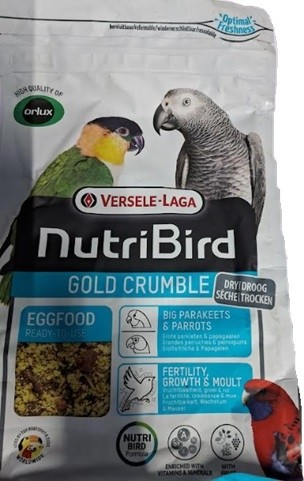 Versele Laga NutriBird Gold Crumble Eggfood 800g – Parakeets & Parrots
