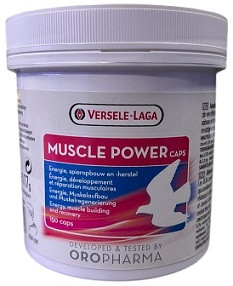 Versele Laga Oropharma Muscle Power – BCAA Capsules for Racing Pigeons | 150 Caps
