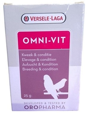 Versele Laga Oropharma Omni Vit – Multivitamin Supplement for Birds (25g)
