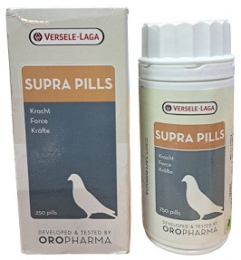 Versele Laga Oropharma Supra Pills – Herbal Performance Booster for Pigeons | 250 Tablets