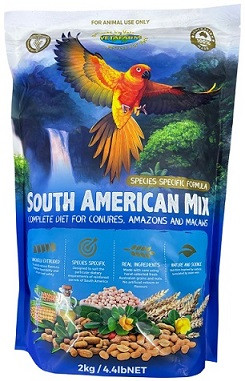 Vetafarm South American Mix – Premium Daily Nutrition for South American Parrots (2kg)