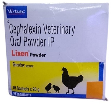 Virbac Lixen Powder 200g – Antibiotic Supplement for Poultry Health