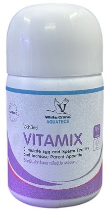 White Crane Vitamix – Fertility Booster & Breeding Supplement for Aquarium Fish (50 gm)