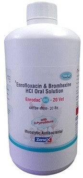 Zenex Animal Health Enrodac BH 20 Vet – Broad-Spectrum Antimicrobial Solution for Livestock (1L)