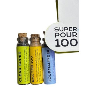 ADA Nature Aquarium Super Pour 100 – Triple Additive Set for Advanced Planted Tank Substrate