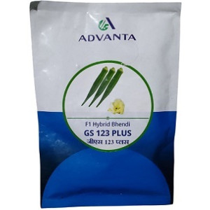 Advanta GS 123 Plus F1 Hybrid Bhendi Seeds – 100g | High‑Yield Okra Variety