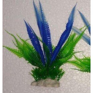 Three PC Plastic Aquarium Plants
