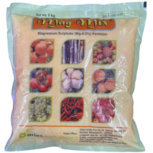 Aries Mag Mix Epsom Salt Magnesium Sulphate Fertilizer – 2kg | High-Purity Mg & S for Enhanced Photosynthesis & Chlorophyll Production