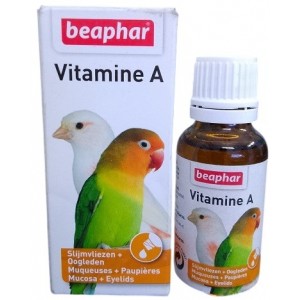 Beaphar Vitamin A for Birds – 20ml Liquid Supplement for Respiratory Health & Breeding Vitality
