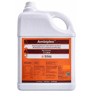 Brihans Ambiplex – 5L | Amino Acid & B‑Vitamin Feed Supplement for Livestock & Poultry