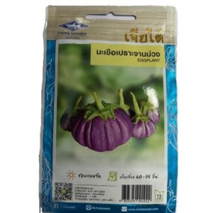 Chia Tai Home Garden Purple Curve Eggplant Seeds – Premium Variety
