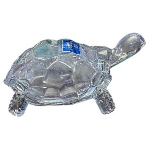 Crystal Glass Turtle Decoration