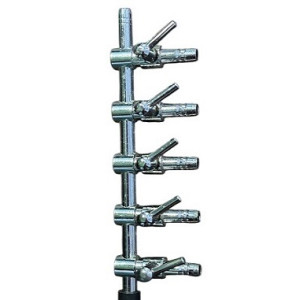 Expandable Stainless Steel Five Way Air Controller – Modular Flow Regulator for Aquarium & Biofloc Systems