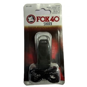 FOX 40 Sharx 120DB Pealess Whistles – Professional Safety Whistle