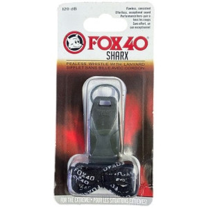 FOX 40 Sharx 120DB Pealess Whistles – Professional Safety Whistle