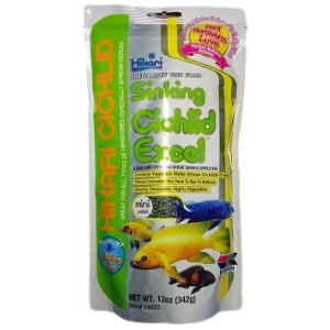 Hikari Sinking Cichlid Excel – 342g Mini Pellet Herbivore Diet for Cichlids & Tropical Fish