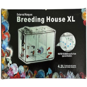 Huey Hung External Hang on Aquarium Breeding House XL – Fish Breeding & Isolation Chamber
